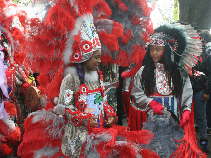 Mardi Gras 
 Indian